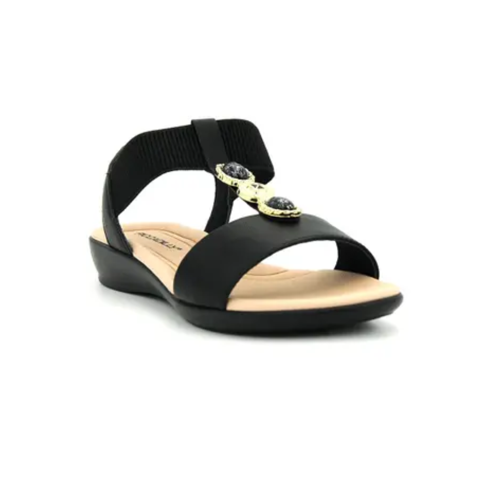 Sandália Piccadilly Médio Preto 500399 - Imagem 3