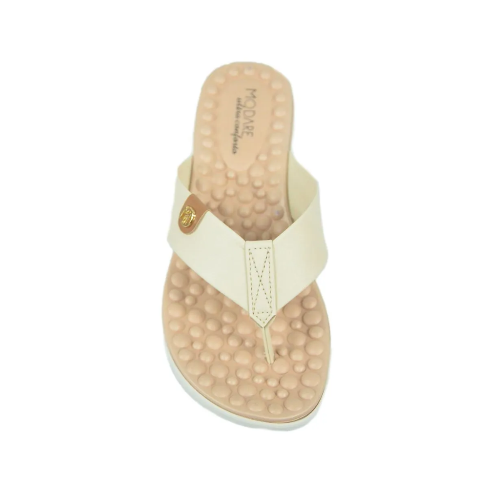 Chinelo Feminino Modare Branco 7142.106.29474.96784 - Imagem 3