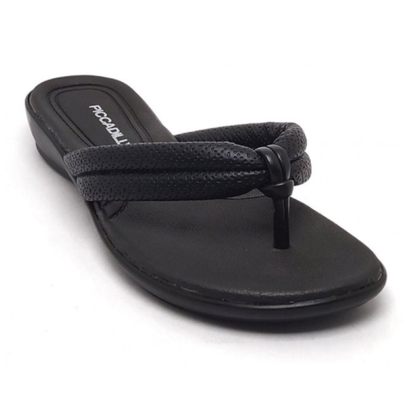 Chinelo Feminino Confort Piccadilly Preto 500401