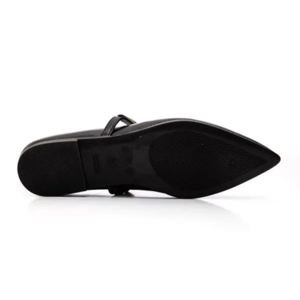 Sapatilha Feminina Boneca Santinelli Bico Fino Preto 1600-034-252