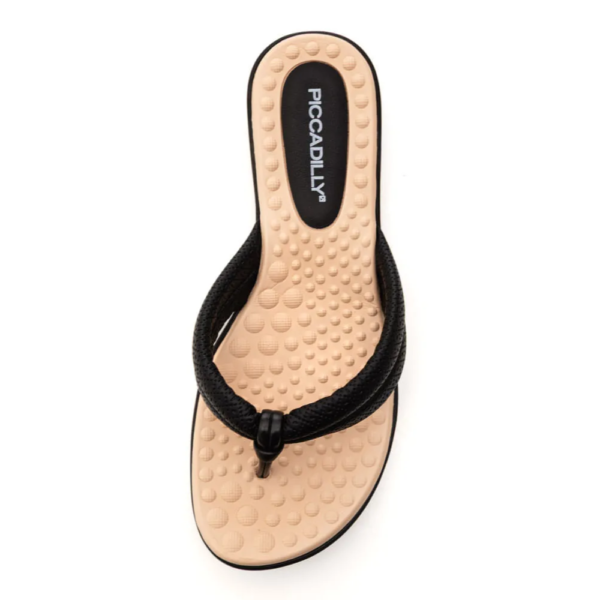 Chinelo Feminino Confort Piccadilly Preto 500324