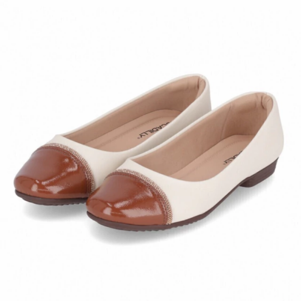 Sapatilha Piccadilly Rasteira Feminina Off-white 250244