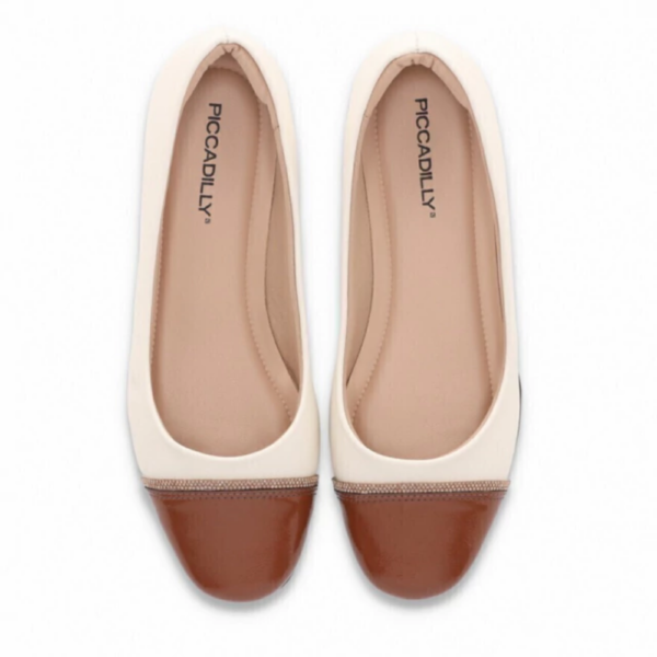 Sapatilha Piccadilly Rasteira Feminina Off-white 250244