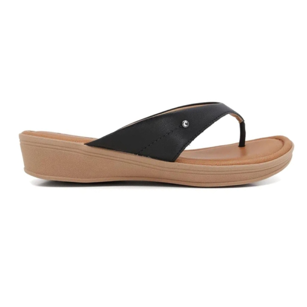 Chinelo Usaflex Plataforma Preto V1278005