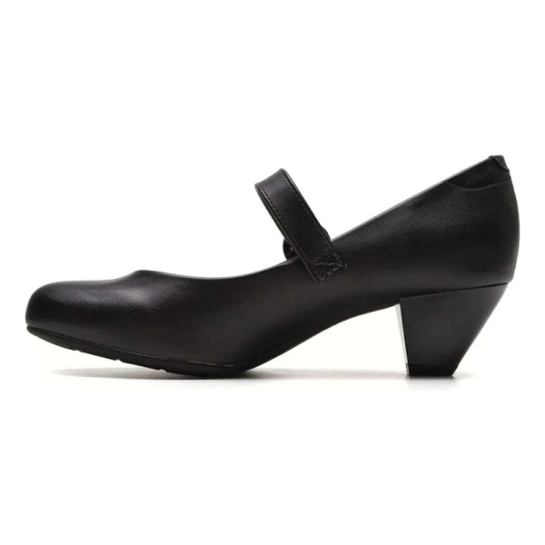 Sapato Feminino Boneca Salto Bloco Médio 7005.668.5536.15745