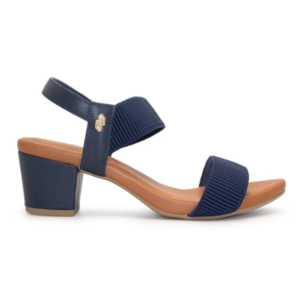 Sandália Usaflex em Couro New Blue Y8204