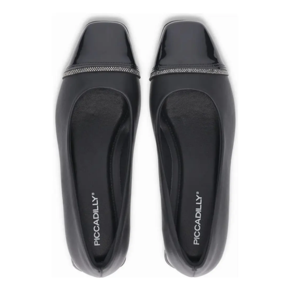 Sapato Feminino Piccadilly Joanete Salto Médio Preto 160095
