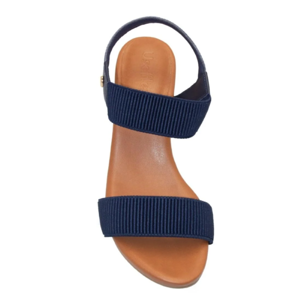 Sandália Usaflex em Couro New Blue Y8204