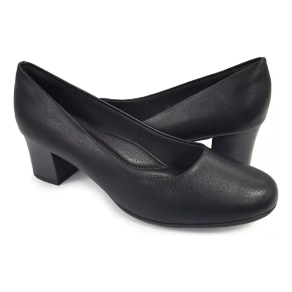 Sapato Feminino Piccadilly Feminino Preto 110072-3336