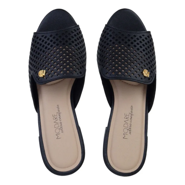 Tamanco Feminino Modare Salto Bloco Alto Preto 7109.475.21736.15745