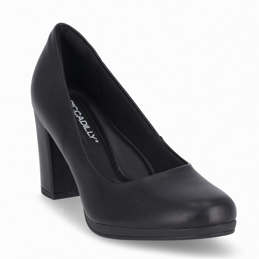 Sapato Feminino Piccadilly Joanete Salto Alto Preto 130185 - Imagem 2
