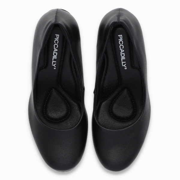 Sapato Feminino Piccadilly Joanete Salto Alto Preto 130185