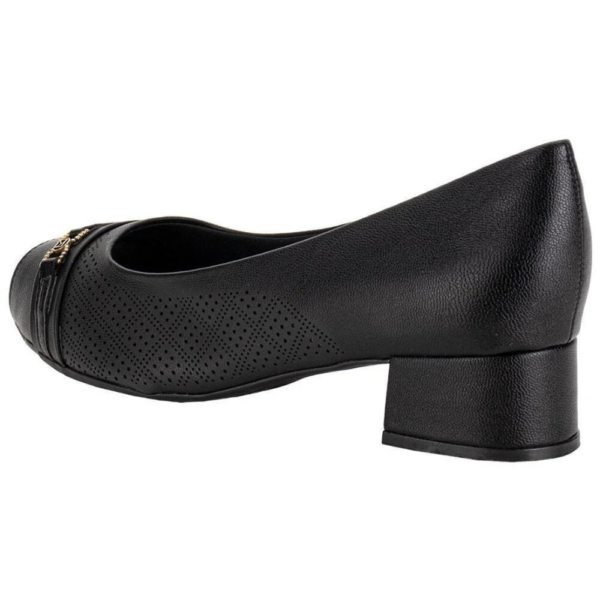 Peep Toe Sapato Piccadilly Maxi Adriana Preto 114156