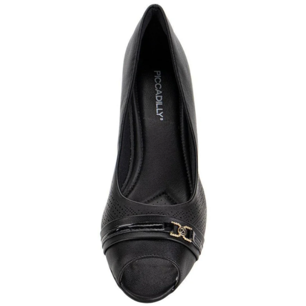 Peep Toe Sapato Piccadilly Maxi Adriana Preto 114156