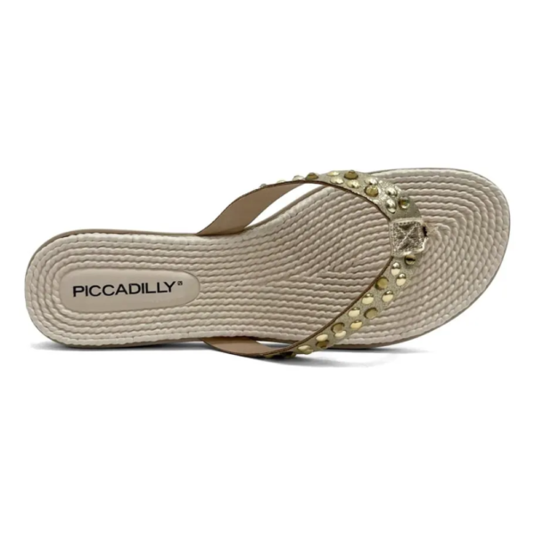 Chinelo Piccadilly Dourado 513042
