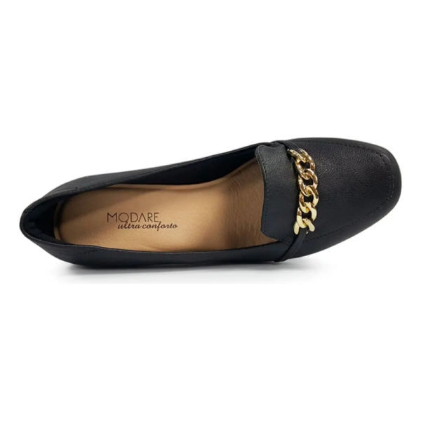 Mocassim Feminino Modare Salto Bloco Médio Preto 7373.107.21736.15745