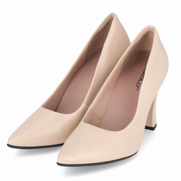Sapato Scarpin Feminino Piccadilly Salto Alto Off-white 749236