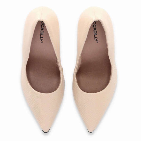 Sapato Scarpin Feminino Piccadilly Salto Alto Off-white 749236
