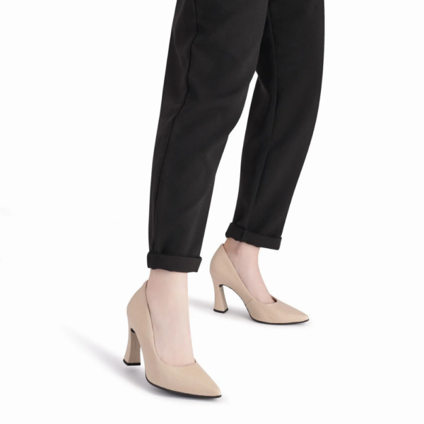 Sapato Scarpin Feminino Piccadilly Salto Alto Off-white 749236