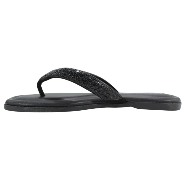 Chinelo Feminino Piccadilly Preto com Strass 508061