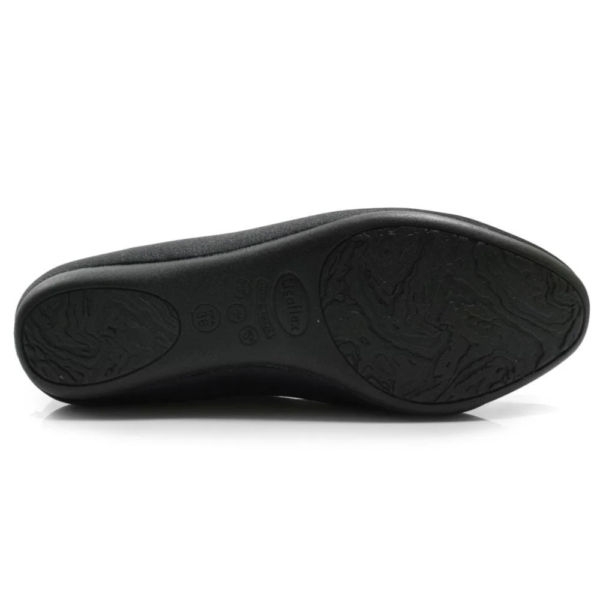 Sapatilha Feminina Usaflex em Elastano Preto T7524DB