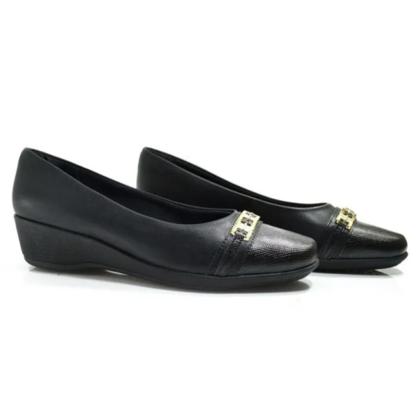 Sapatilha Feminina Anabela Piccadilly Preto 143235