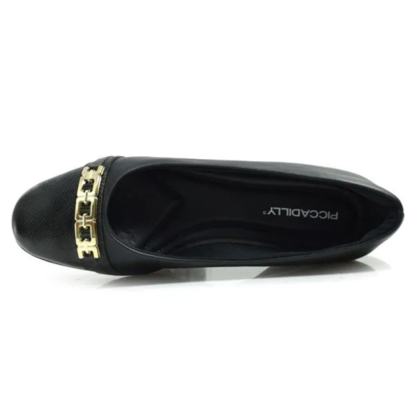 Sapatilha Feminina Anabela Piccadilly Preto 143235