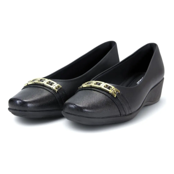 Sapatilha Feminina Anabela Piccadilly Preto 143235