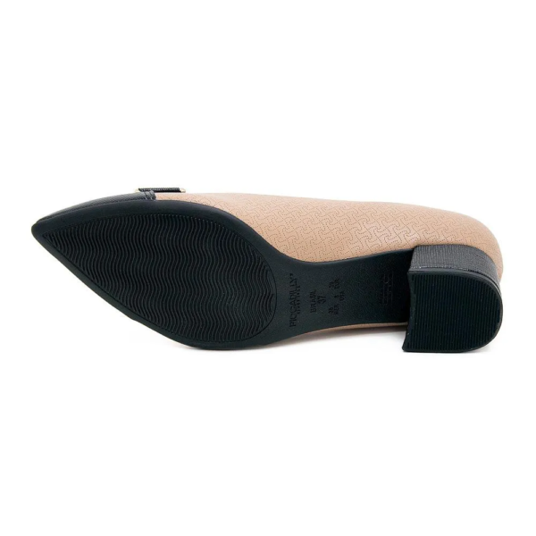 Sapato Scarpin Feminino Piccadilly Salto Médio Nude 739046