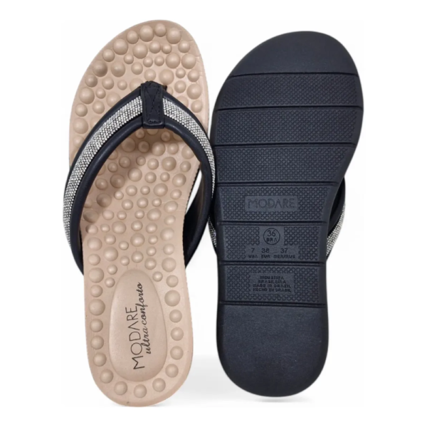 Chinelo Feminino Modare Preto 7151.134.28999.79854