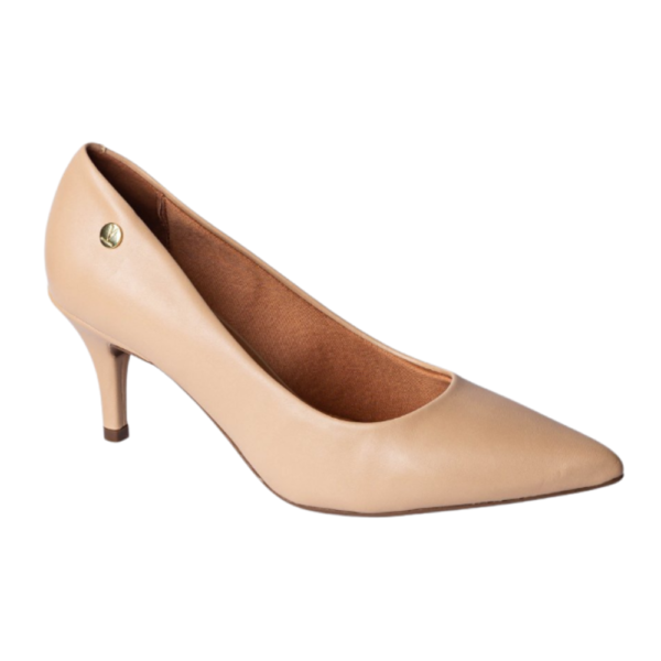 Sapato Scarpin Feminino Vizzano Bege 1185.702.7286.29452