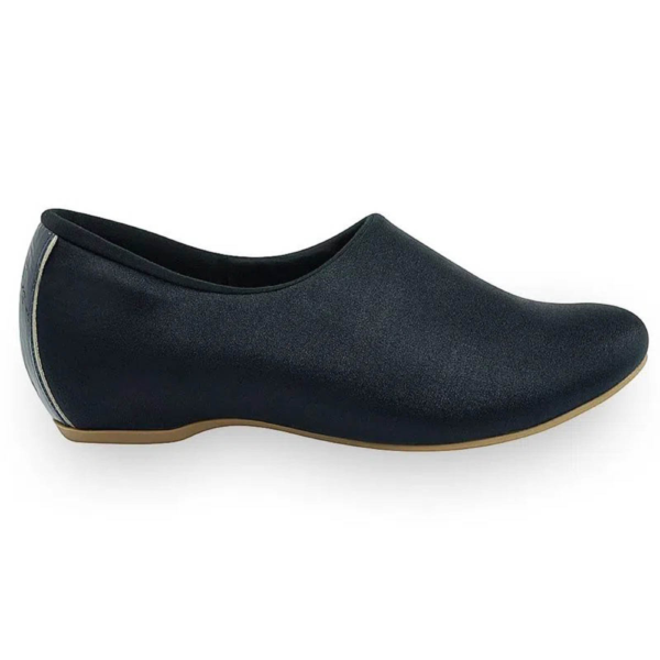 Sapatilha Anabela Feminina Usaflex em Elastano para Diabetes Azul N2251DB