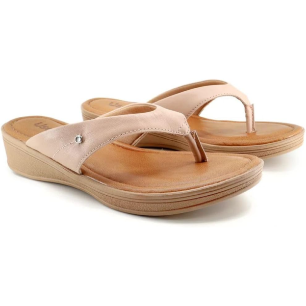 Chinelo Usaflex Plataforma Rosa V1278005
