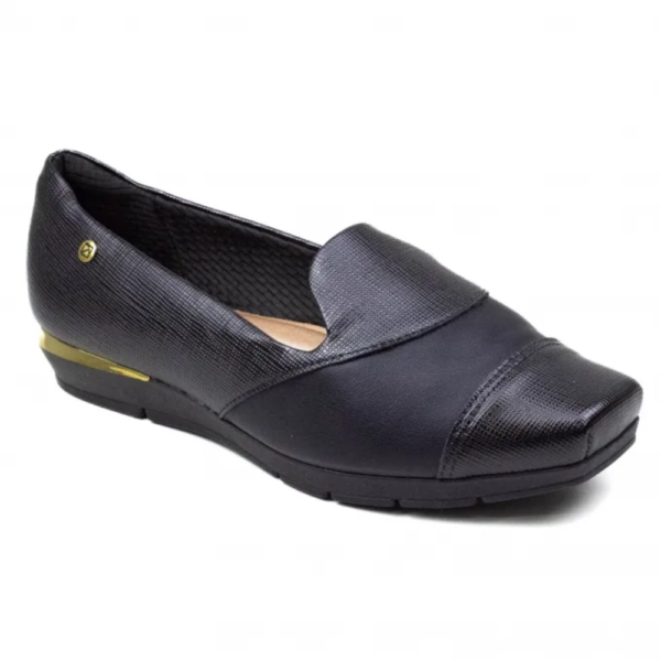 Sapatilha Feminina Anabela Piccadilly Preto 147308