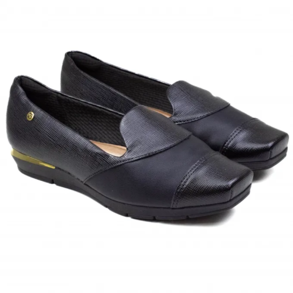 Sapatilha Feminina Anabela Piccadilly Preto 147308