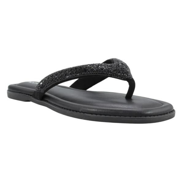 Chinelo Feminino Piccadilly Preto com Strass 508061