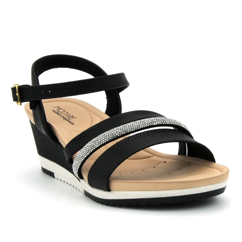 Sandália Feminina Modare Anabela Preto 7123.147.28289.79854 - Imagem 2