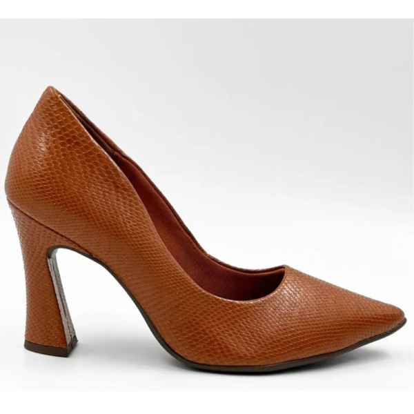 Sapato Scarpin Feminino Piccadilly Salto Alto Ocre 749236