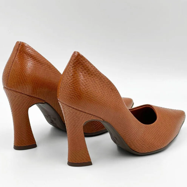 Sapato Scarpin Feminino Piccadilly Salto Alto Ocre 749236