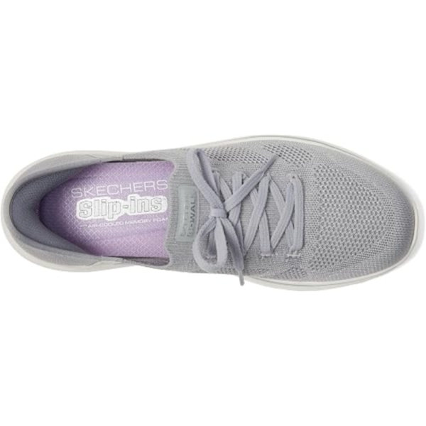 Tênis Skechers Go Walk 7 Via Slip-ins Cinza 125213-GYLV