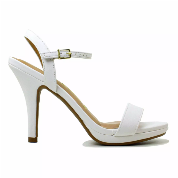 Sandália Feminina Vizzano Salto Fino Branca 6210.1019.7286.16072