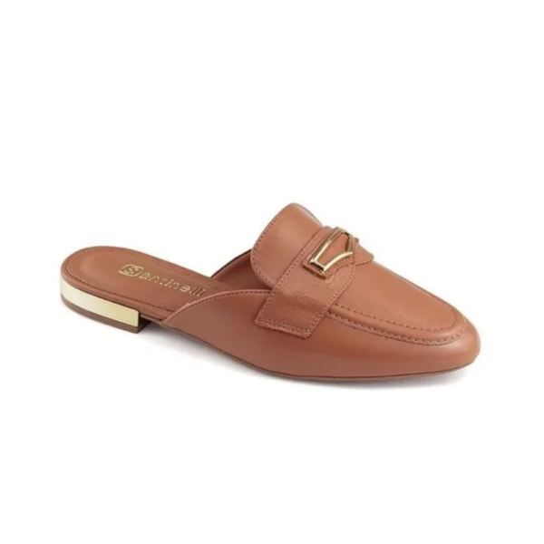 Slingback Santinelli Marrom 1654-001-252
