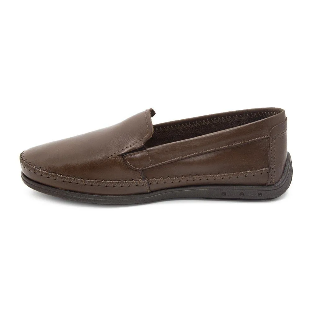 Mocassim Pegada Masculino em Couro Cravo 141601-03 - Imagem 2