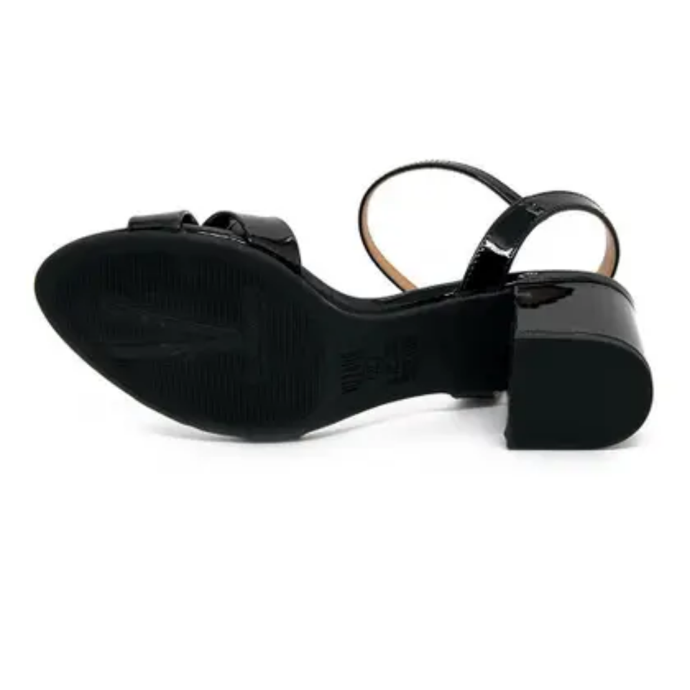 Sandália Feminina Vizzano Salto Bloco Vernizada Preto 6291.927.13488.15745 - Imagem 4