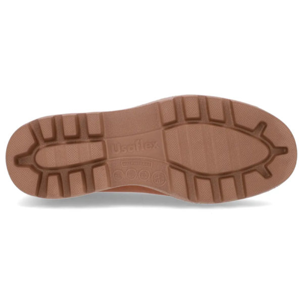 Mocassim Feminino Usaflex em Elastano Tratorado Bronze AM18003