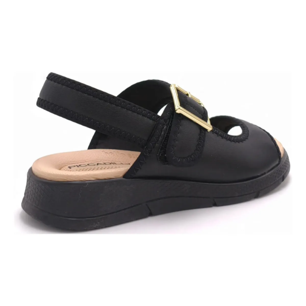 Sandália Piccadilly Esporão Médio Preto 571019