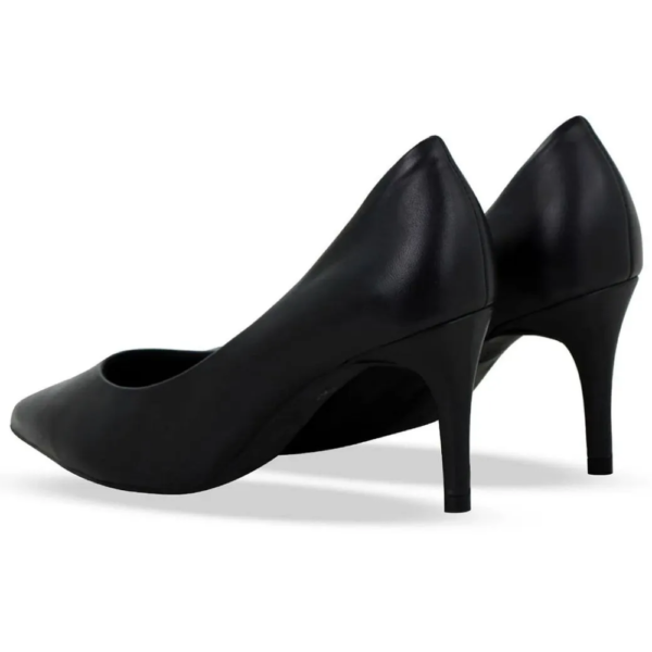 Sapato Scarpin Feminino Bottero Preto em Couro Preto 353701