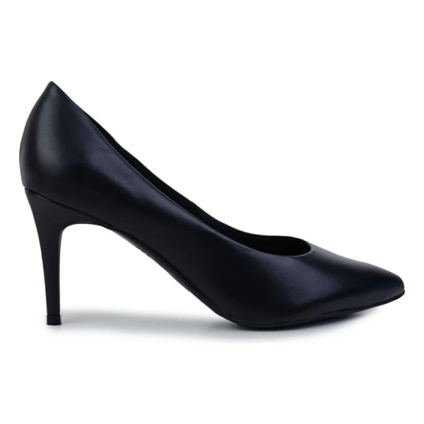 Sapato Scarpin Feminino Bottero Preto em Couro Preto 353701