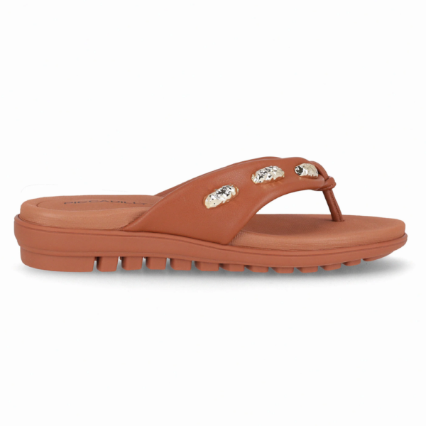 Chinelo Feminino Piccadilly Ocre 523006