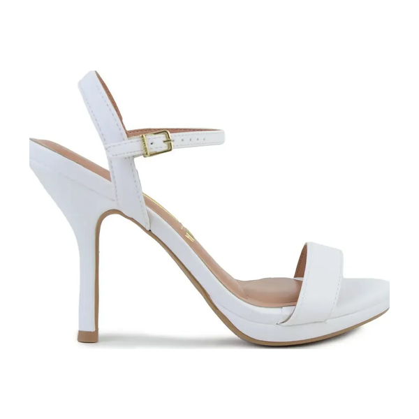 Sandália Feminina Vizzano Salto Fino Branca 6210.1019.7286.16072